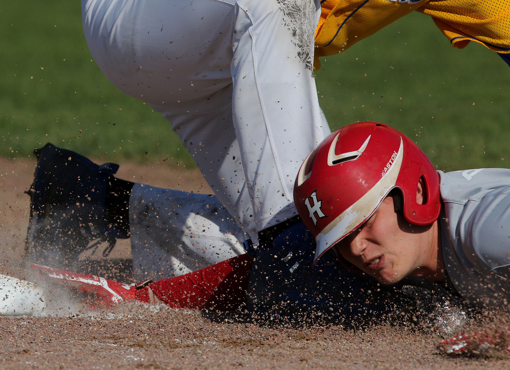 Hebron at Highland baseball